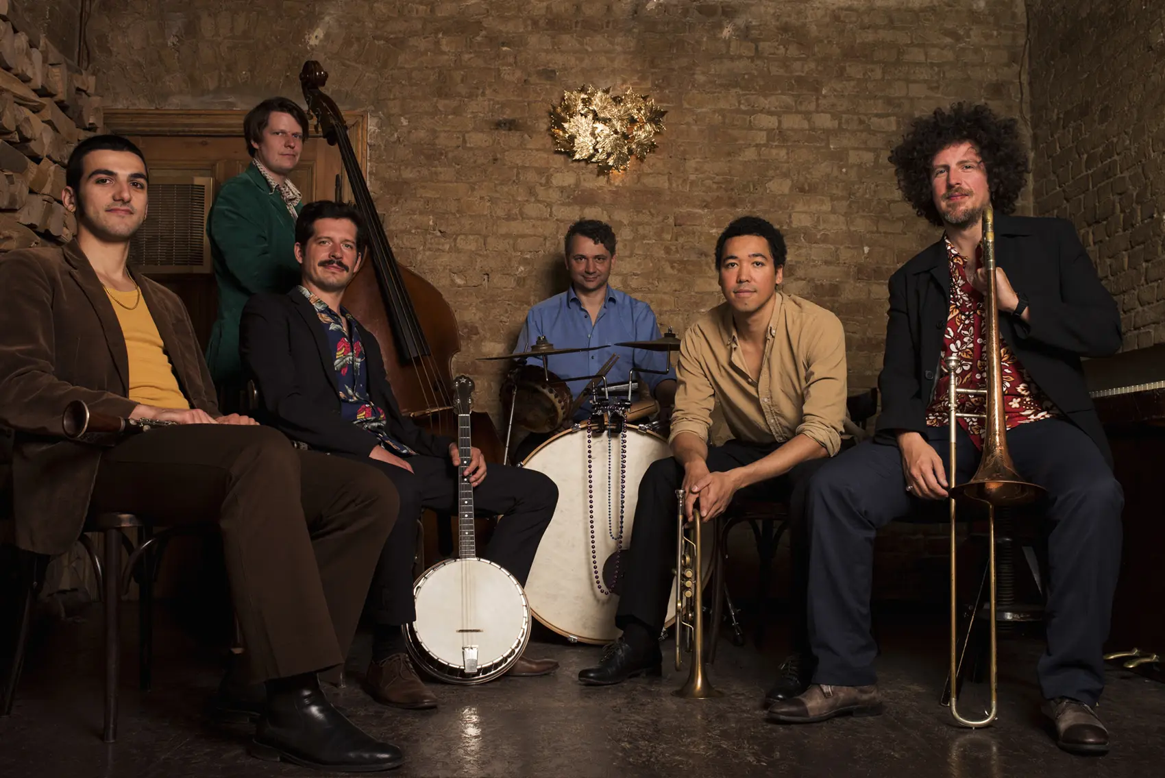 The Jungle Jazz Band performing traditional New Orleans jazz, a vibrant and passionate music group based in Berlin