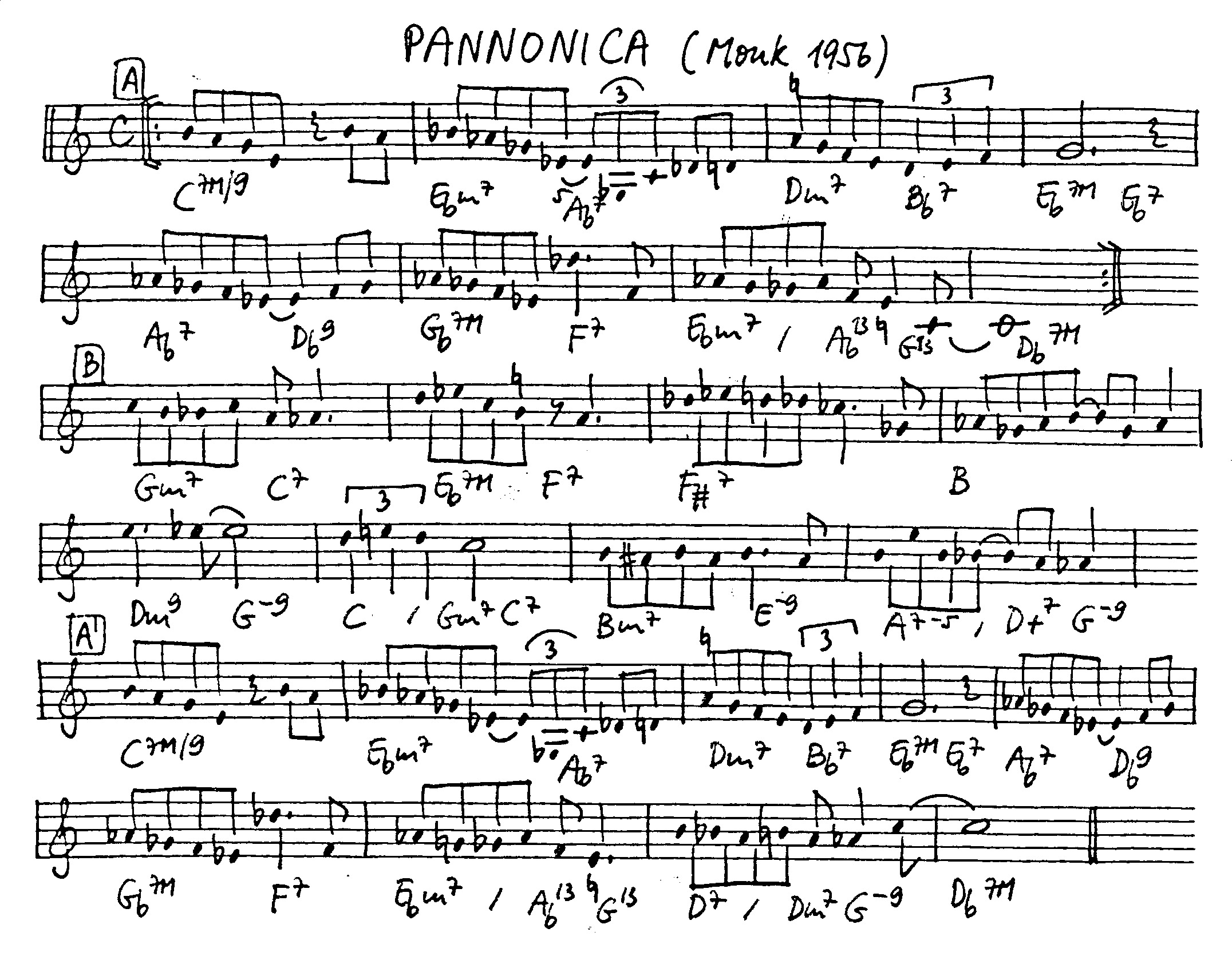 pannonica leadsheet – book us for your next 20s or gatsby event