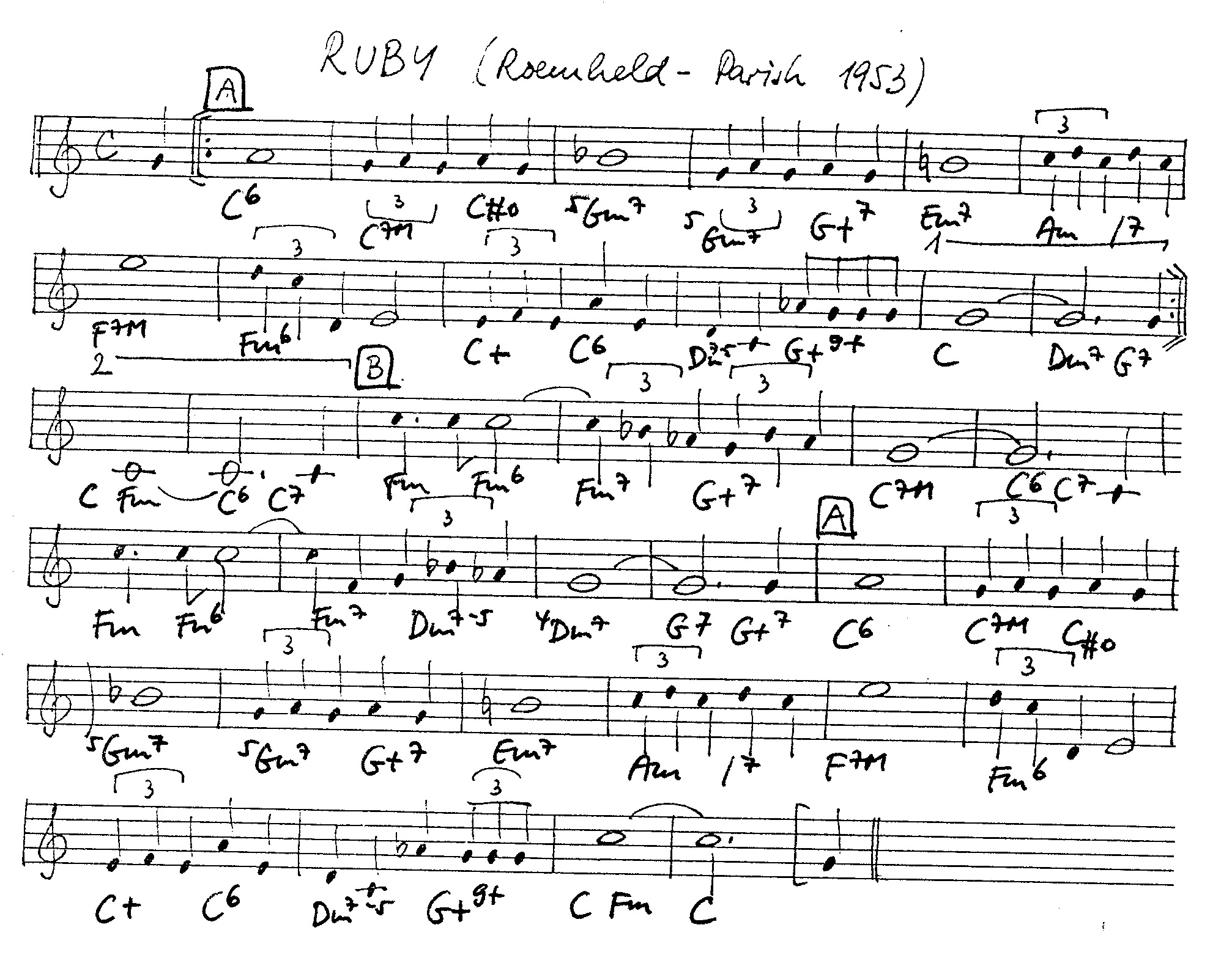 ruby leadsheet – book us for your next 20s or gatsby event