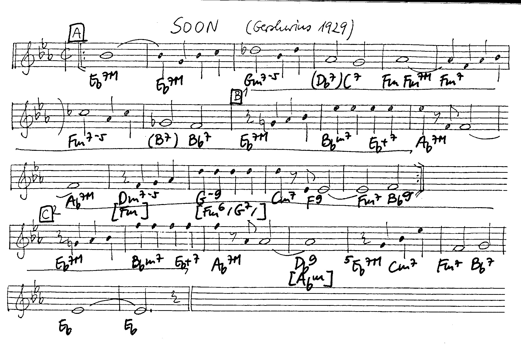 soon leadsheet – book us for your next 20s or gatsby event