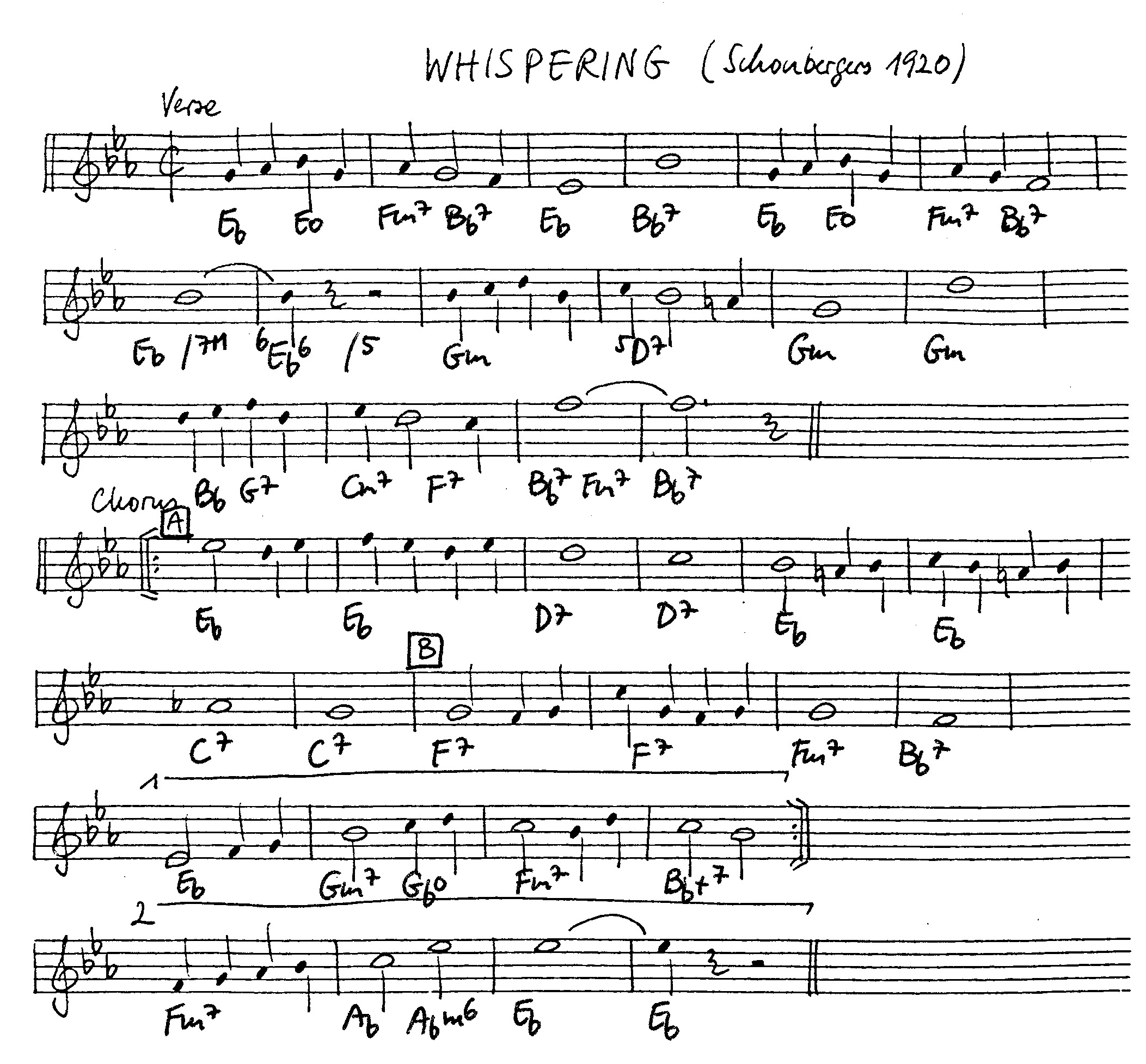 whispering leadsheet – book us for your next 20s or gatsby event